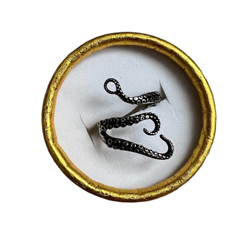 Adjustable Octopus Costume Jewelry Ring
